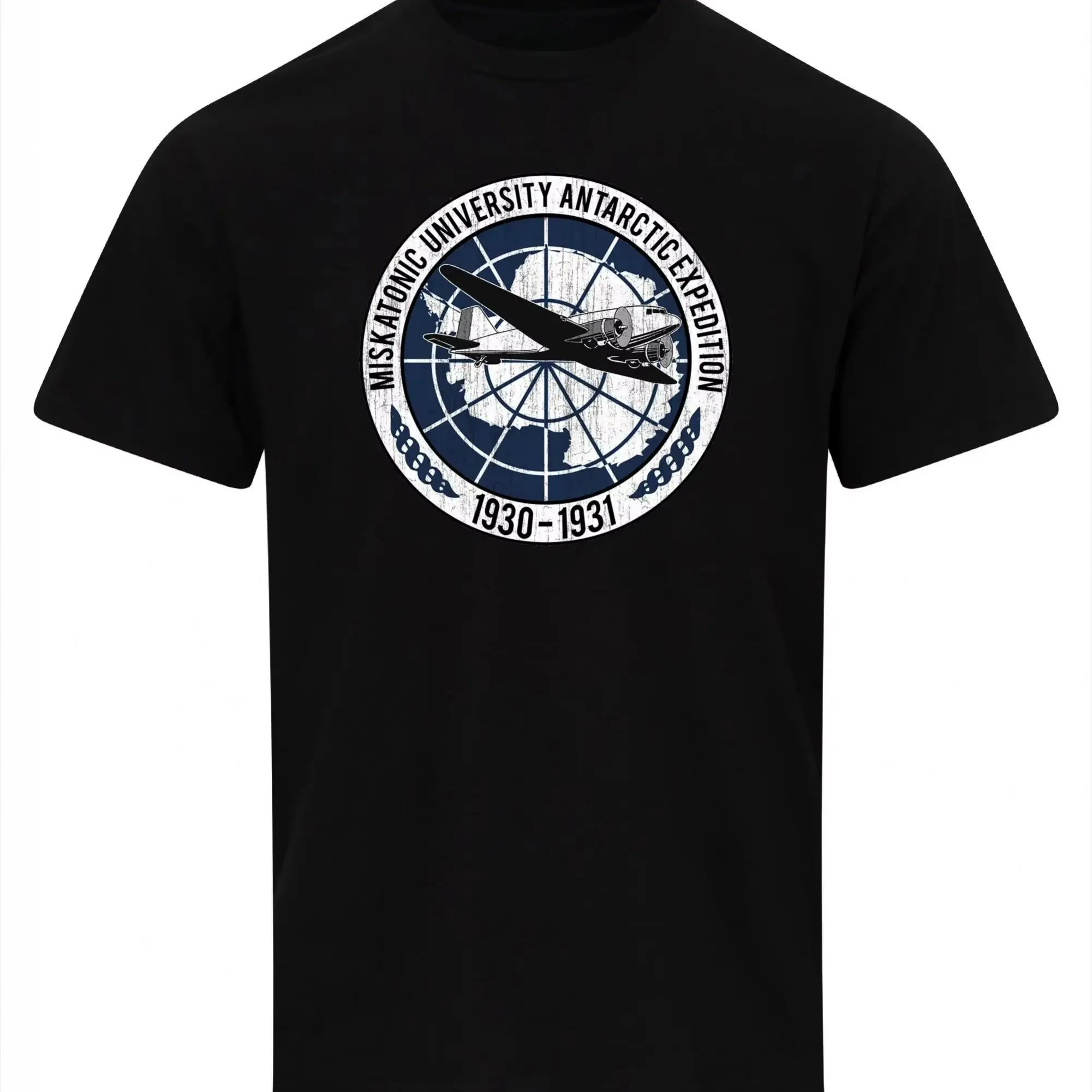 Miskatonic University T-shirt | Antarctic Adventure Lovecraft Inspired Shirt Men's and Women's Cthulhu Myth Short Sleeve T-shirt