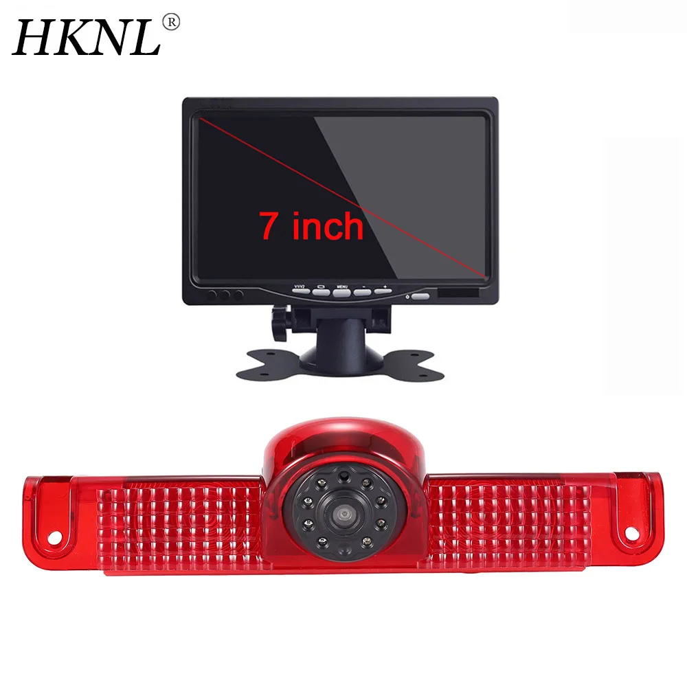 HKNL 170° CCD Car reverse Backup Camera monitor Mirror for Chevrolet Express GMC chevy Savana Exporer Brake Light van Kasten