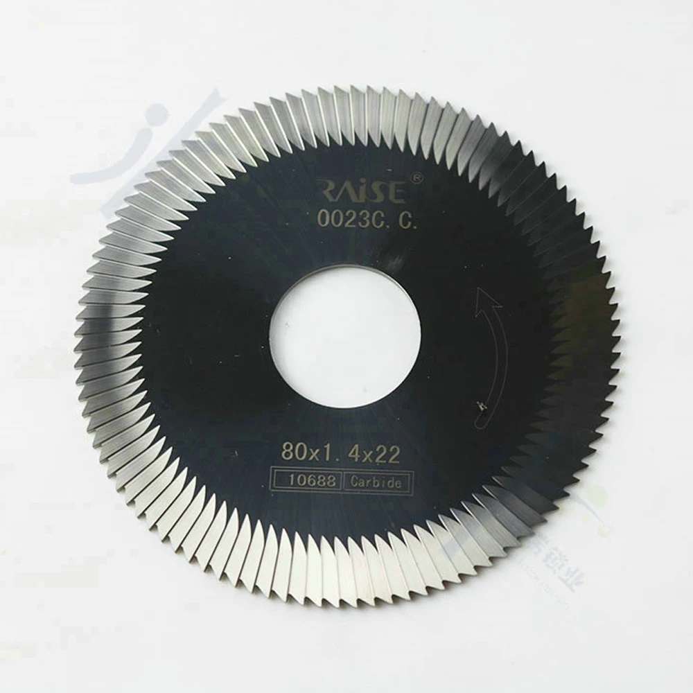 

Raise 0023C.C Carbide Key Cutter 80*1.4*22mm*100T Saw Blade Mini Circular Blade Cutter For 100H 100G 100G1 100G2 100G3