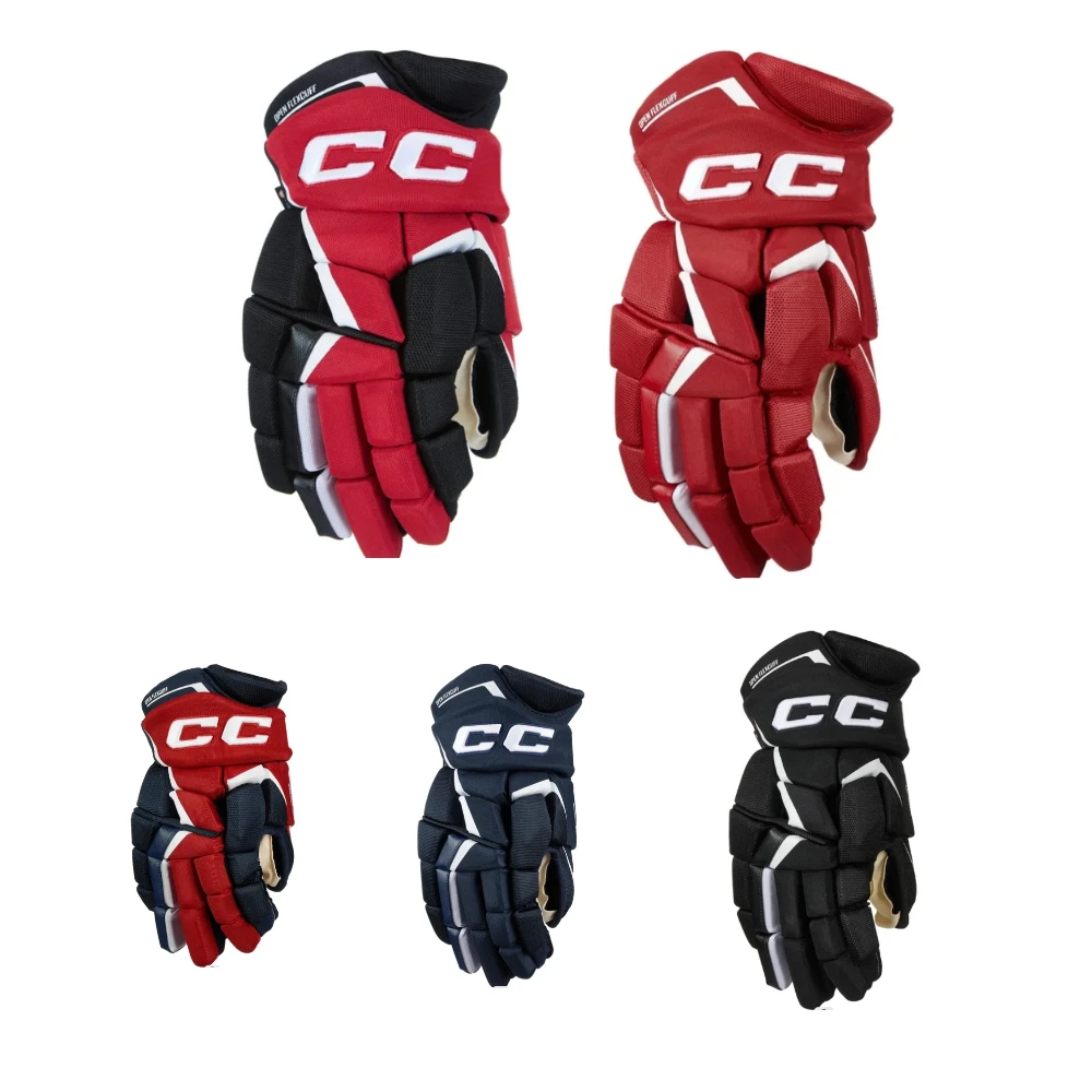 Hockeyhandschuhe FT6 PRO Tacks AS Schwarz Rot Weiß Marineblau Farbe HockeyGlove Ball Hockey Stick Sportausrüstung