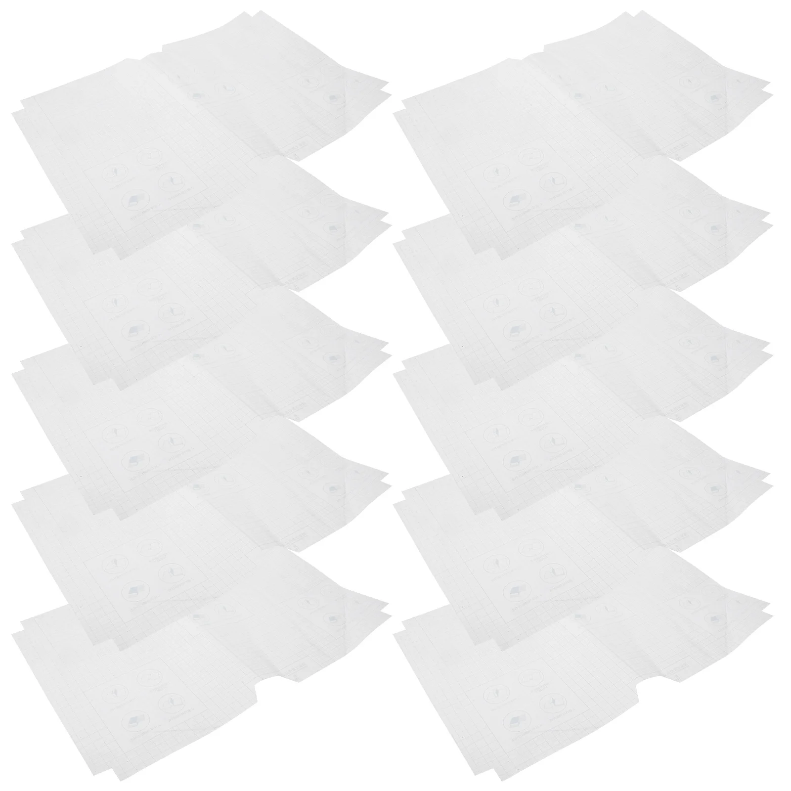 

Anti-Scratch Book Cover 10 Sheets Self-Adhesive Clear Film Transparent Protection for Textbooks Notebooks Book Covering Film