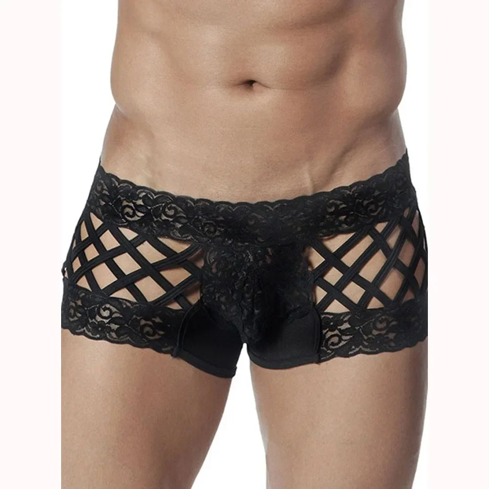 

Мужские сексуальные трусы-боксеры из лакированной кожи с мокрым эффектом из ПВХ, шорты-боксеры со шнуровкой по бокам, шорты, шорты, нижнее белье, нижнее белье, наряд