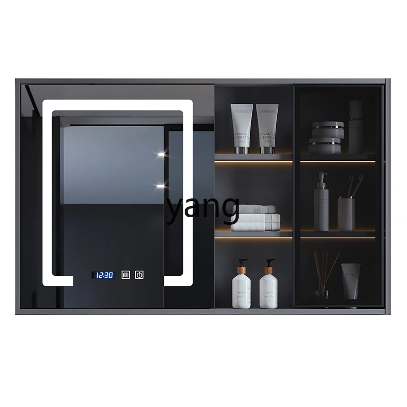 

LTT bathroom intelligent defogging mirror cabinet wall-mounted toilet dressing storage mirror cabinet