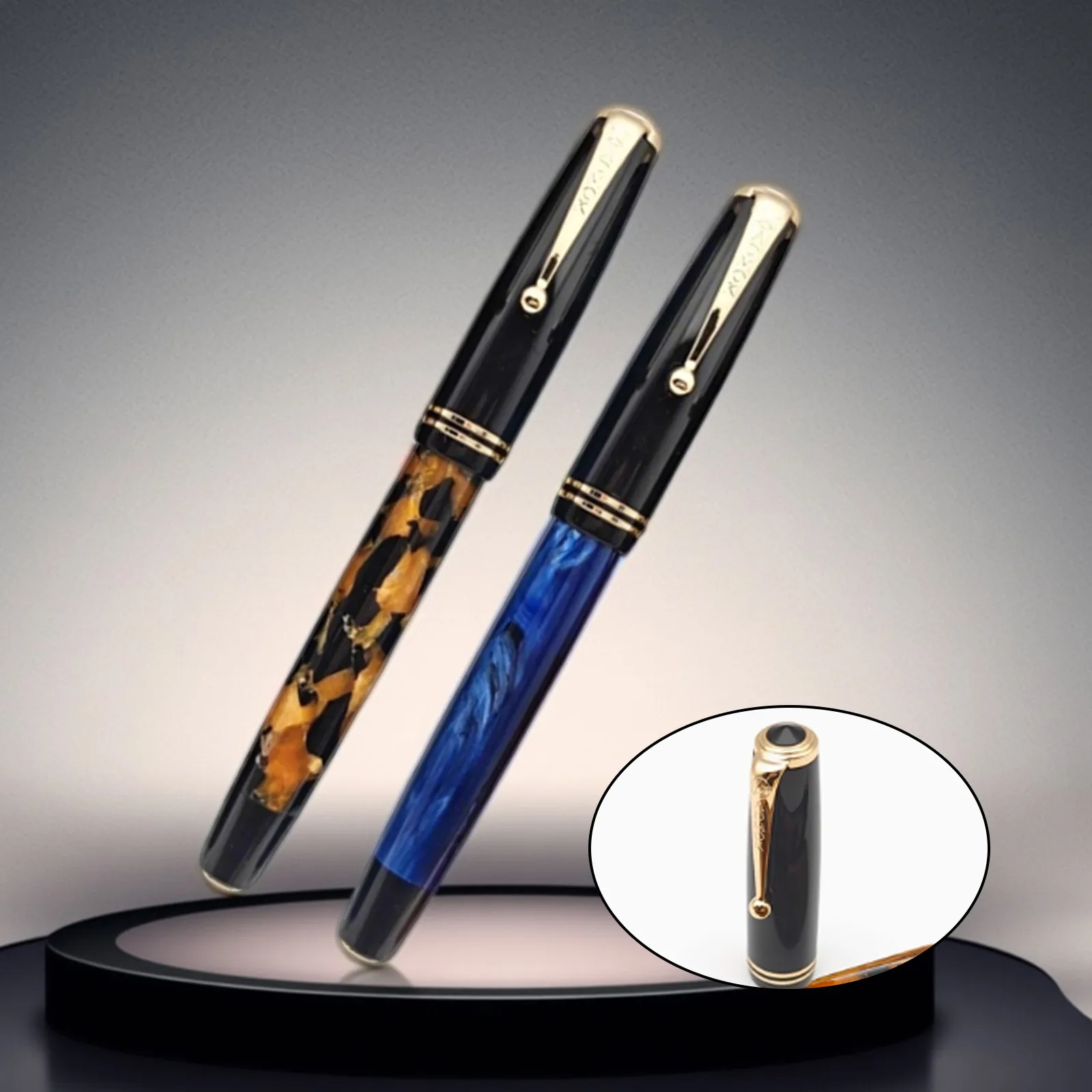 

ADMOK Replica 28 Negative Pressure Ink Nostalgic Republic of China Classic Pen Retro Calligraphy Writing Brush