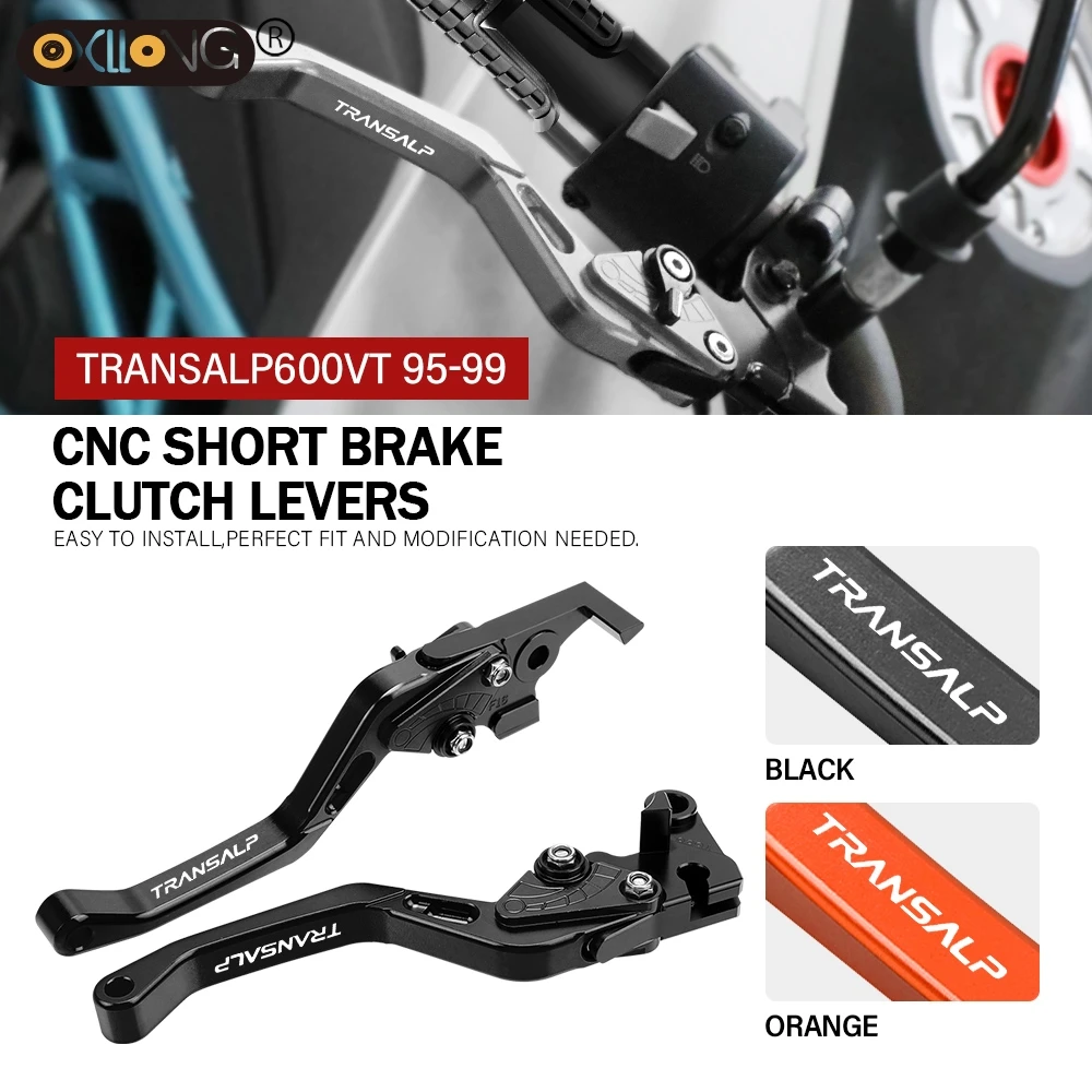 

CNC Motorcycle Short Brake Clutch Levers Accessories Parts For HONDA TRANSALP XLV 600 600VT XL600V 1995 1996 1997 1998 1999