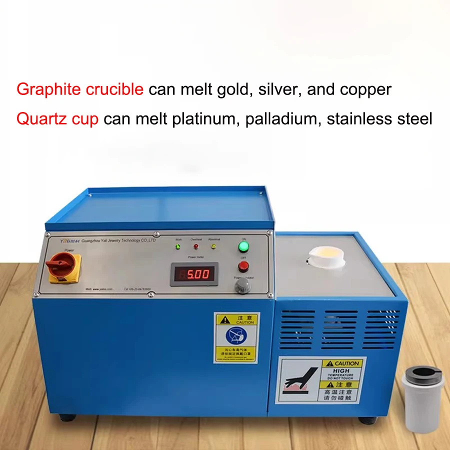Small Melting Furnace, High-temperature Melting, Platinum Silver Copper Melting Furnace, Metal Casting Metallurgical Furnace