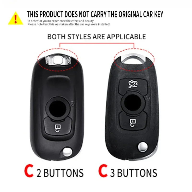 2 3 Bottons Metal Car Key Cover Fob Case Shell for Opel Astra K Vauxhall for Buick Verano GT Excelle 2015 2016 2017 2018 2019