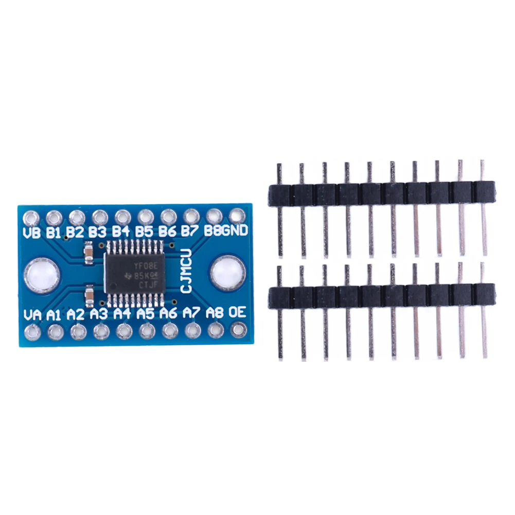 TXS0108E Logic Level Conversion Module 3.3V 5V 8 Channel Logic Level Shifter Bi-Directional Module High Speed for Arduino