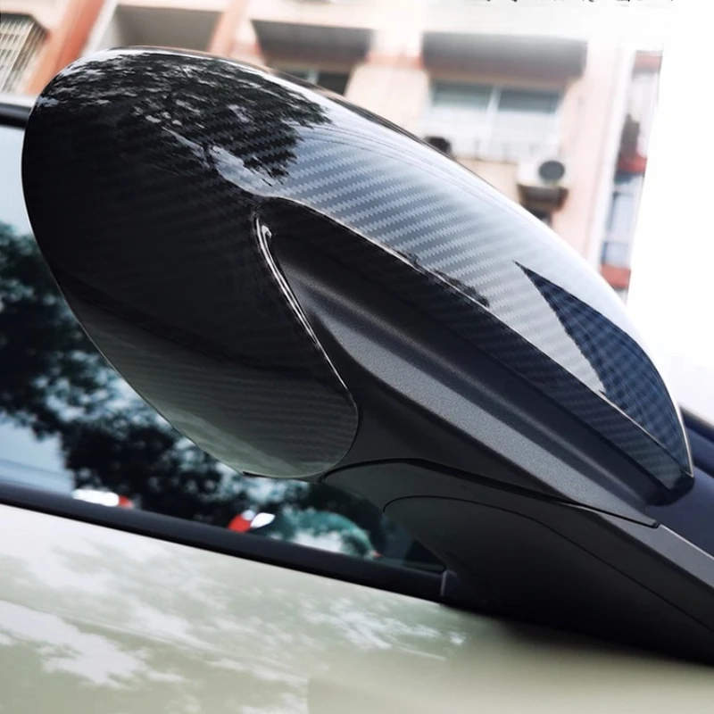 For BYD Seagull LHD Rearview Mirror Cover Blackened Rearview Mirror All-inclusive Mirror Shell Ear Scratch-proof Decoration