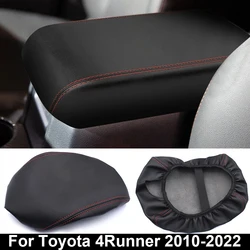 Center Console Lid Armrest Cover Leather Interior Car Armrest Pad Protection Mat for Toyota 4Runner 2010-2022Car Accessories Set