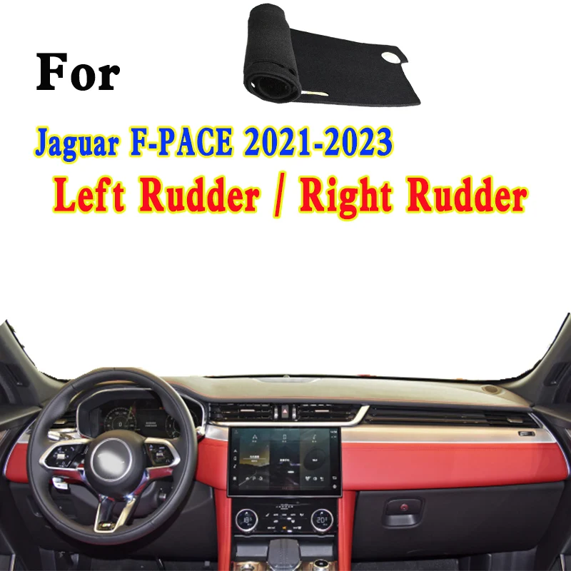 

For Jaguar F-PACE P250 P340 P400 2021-2023 Dashmat Dashboard Cover Instrument Panel Insulation Sunscreen Protective Pad