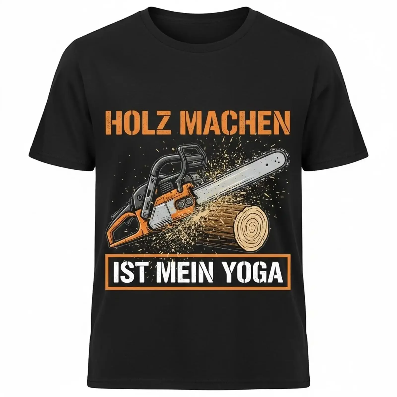 Camiseta para hombre con diseño de motosierra, ideal para regalo de leñador, estilo vintage, lavada, de diseñador, suave y transpirable.