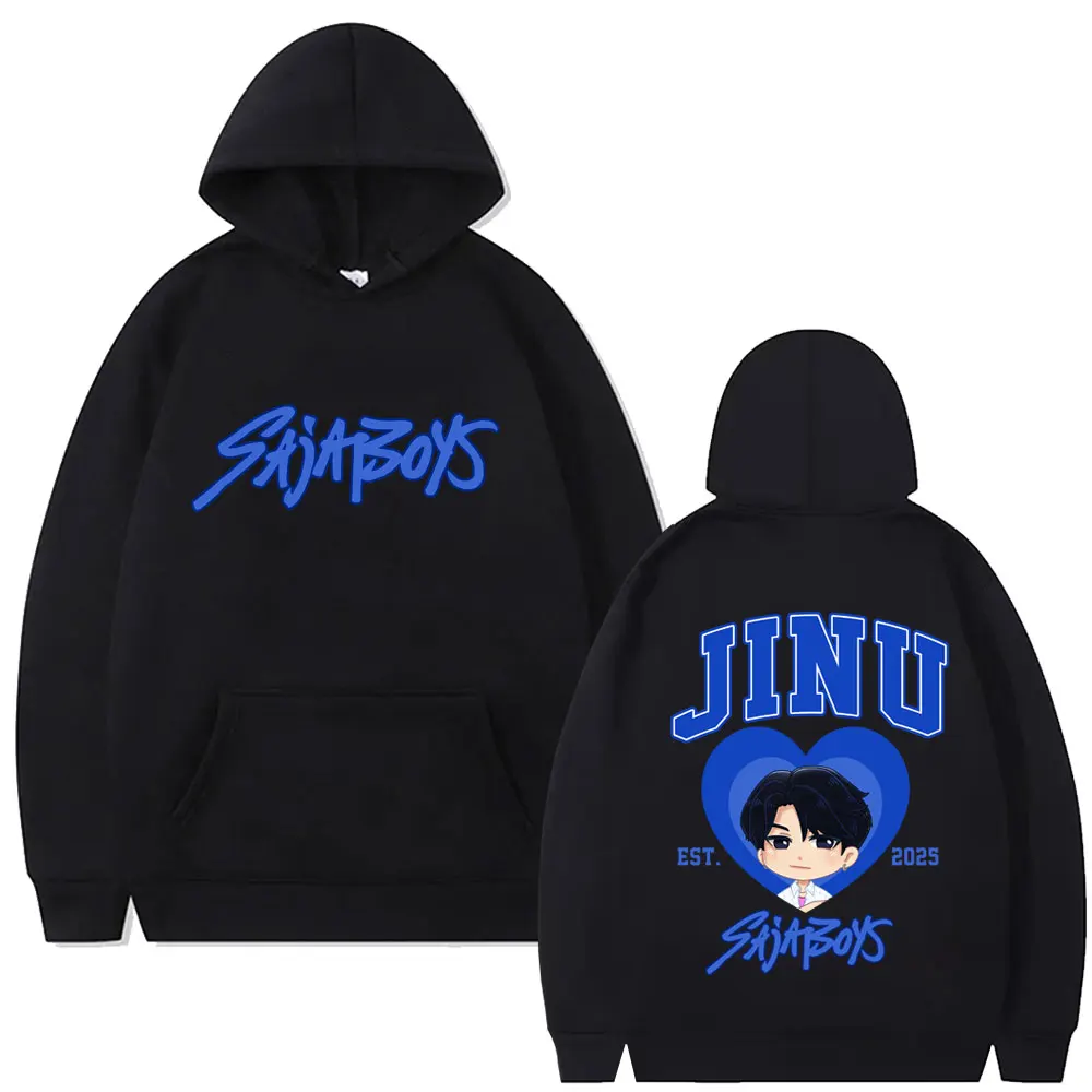 

Kpop Demon Hunters Saja Boys hoodie Men's Women Fashion Cartoon Trend pullover hoodies unisex Teen Casual Oversized Streetwear