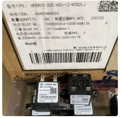 （2pcs）Original new energy relay HFE80V-20C-450-12-HTQ2LJ 4-pin 20A 450VDC