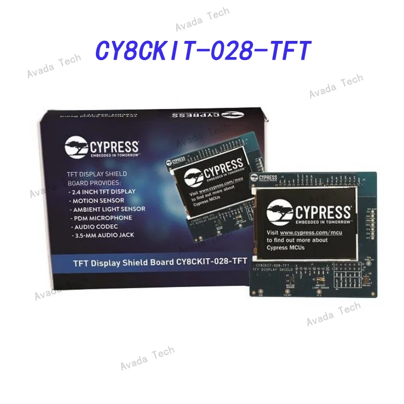 

Avada Tech CY8CKIT-028-TFT Display Development Tool TFT Display Shield Board