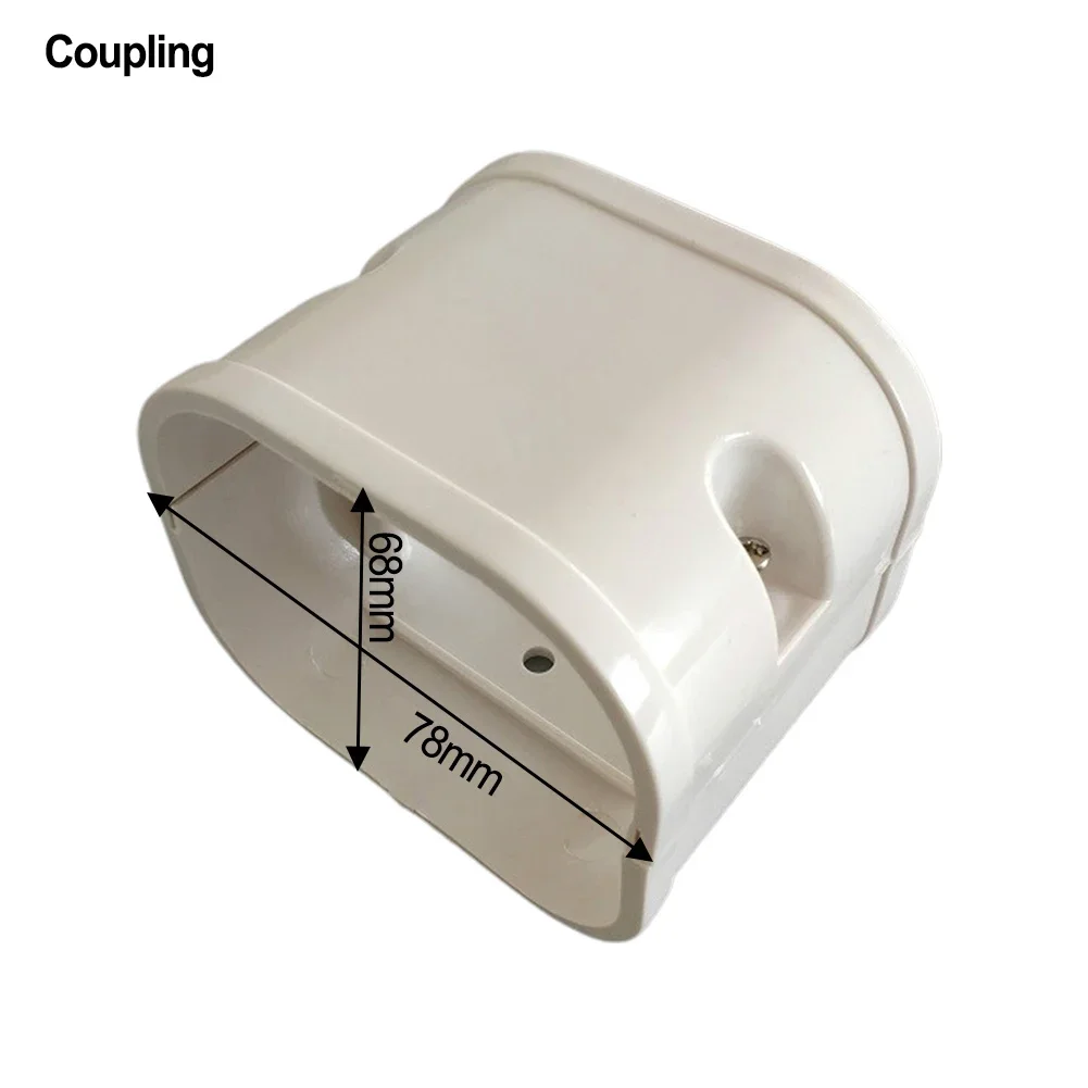 Easy To Install Cover Indoor Outdoor Connection Lines Wall Cap Wall Entry Cap Weather Resistance 135°Flat Elbow