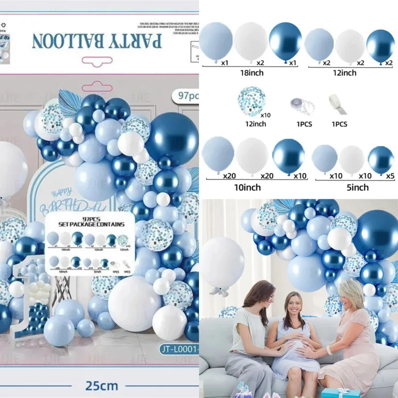 

Party Birthday Wedding Balloon Set Graduation Opening Arches Balloon Chain Birthday Decor Package Home Decor Balloon Set Gift
