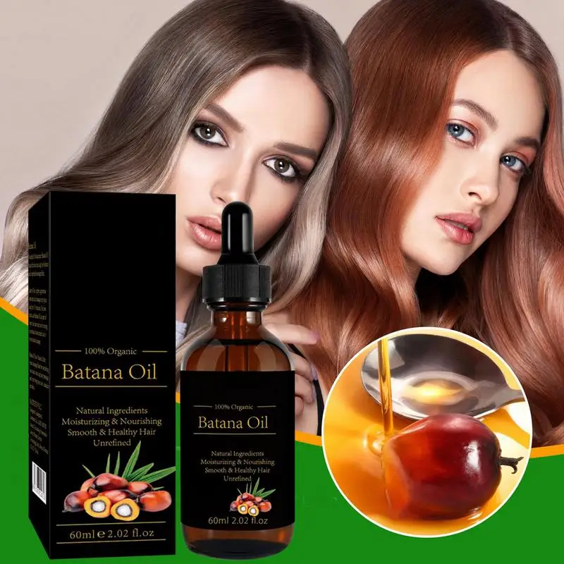 Trattamenti per capelli da 60 ml per donne Olio di Batana per capelli Oli di Batana organici puri professionali per la cura dei capelli