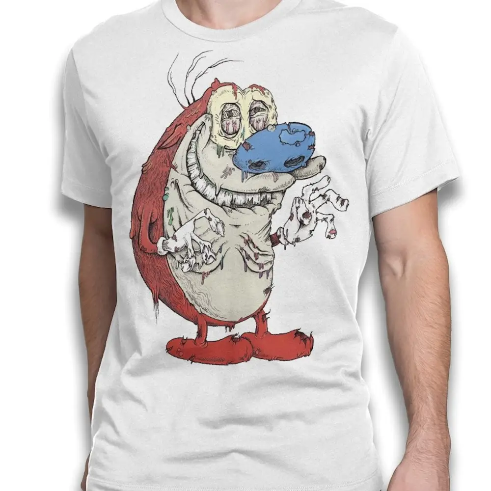 Ren And Stimpy Zombie T Shirt Sizes Dmm 178