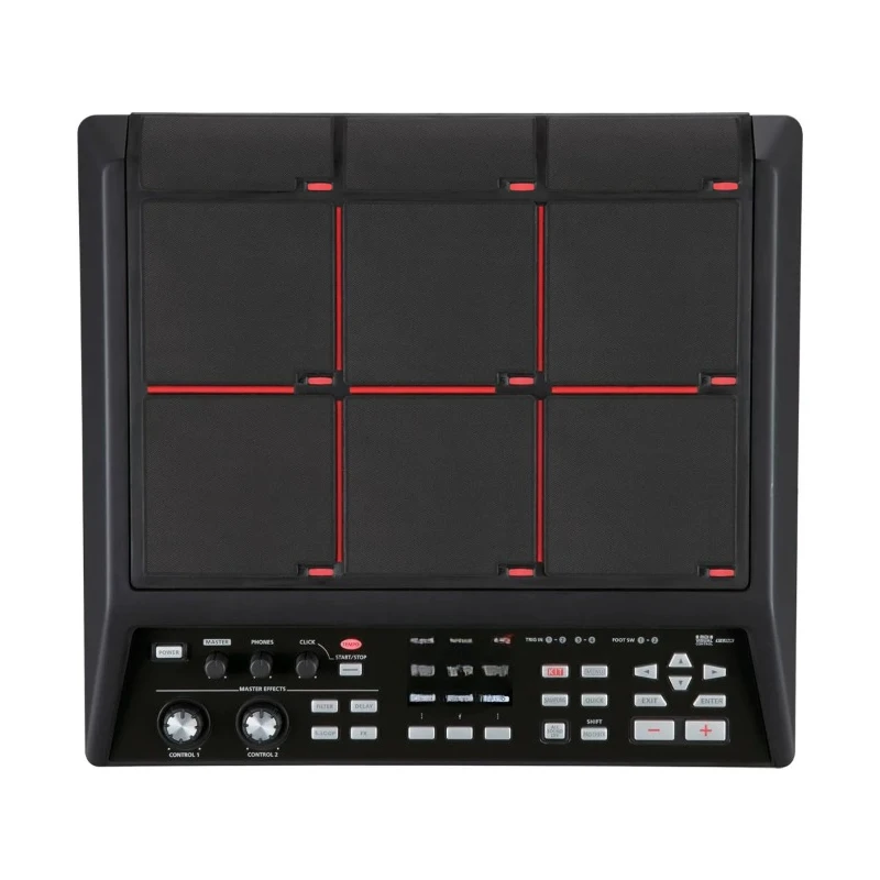 Kick drum sampler, electronic tambourine percussion board