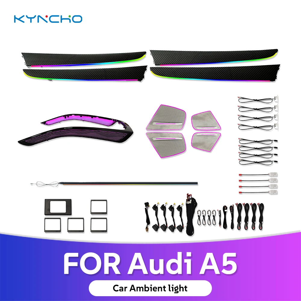 

Suitable for Audi A5 2010-2016 LED Car Ambient Light Interior Lighting Symphony Neon Led Ceiling Light with Colorful Features