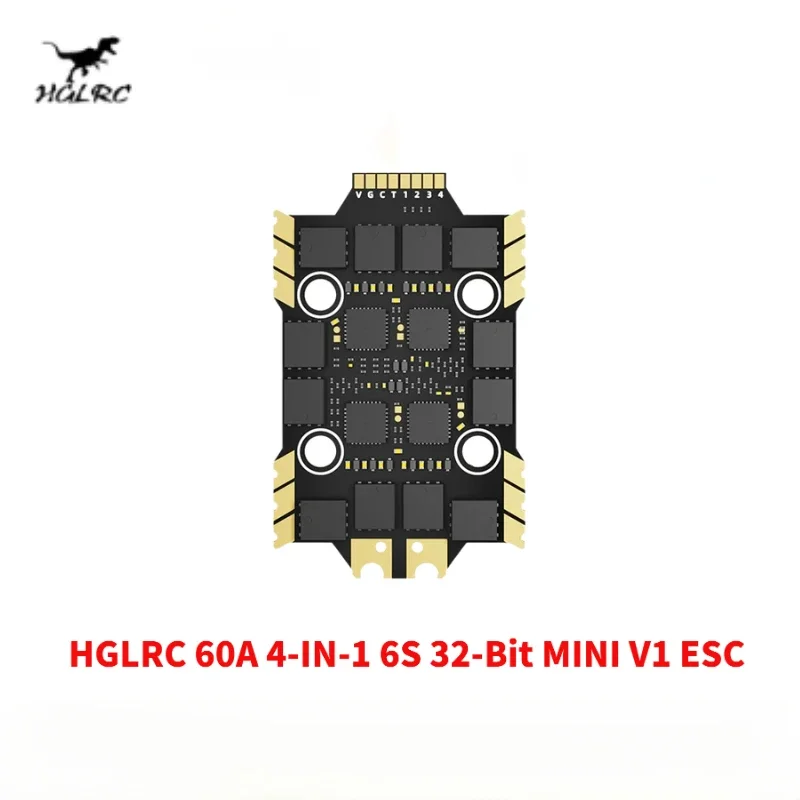 SkyDElHGLRC 60A 4IN1 6S BL32 Mini V1 ESC 3-6S For FPV Racing Quadcopter Multicopter