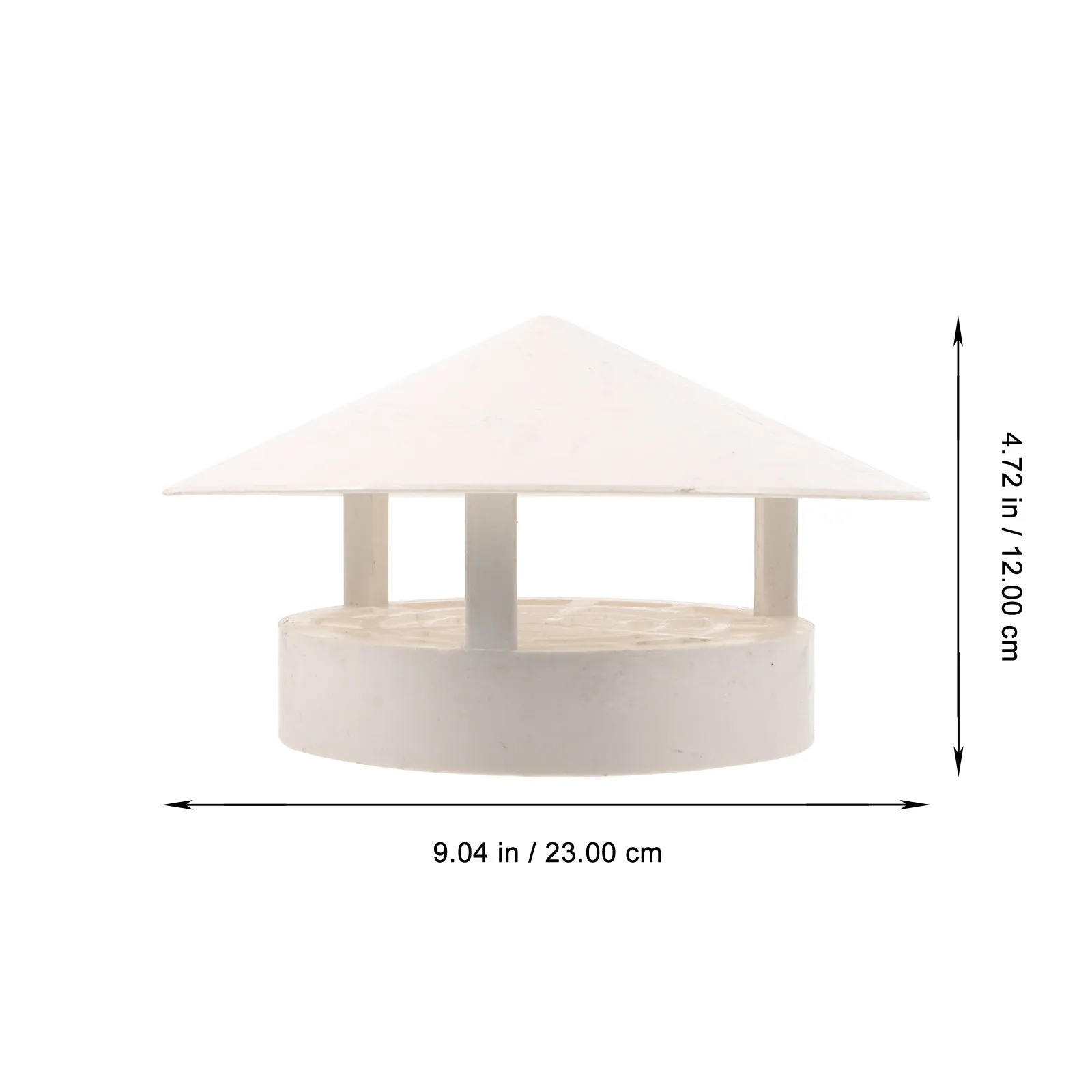Chimney Rain Cap Roof Vent Rainproof Protective Cover 110-160Mm Acid Alkali Resistant Chimney Protector Roof Vent Caps