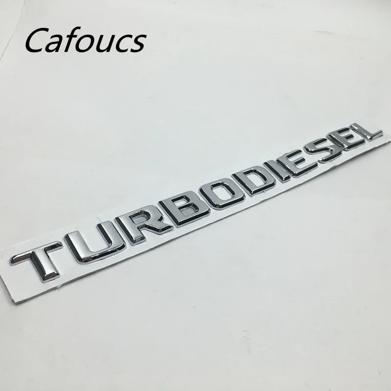 For  W463 W140 W124 Turbodiesel lettering emblem mark rear trunk turbo diesel logo stickers