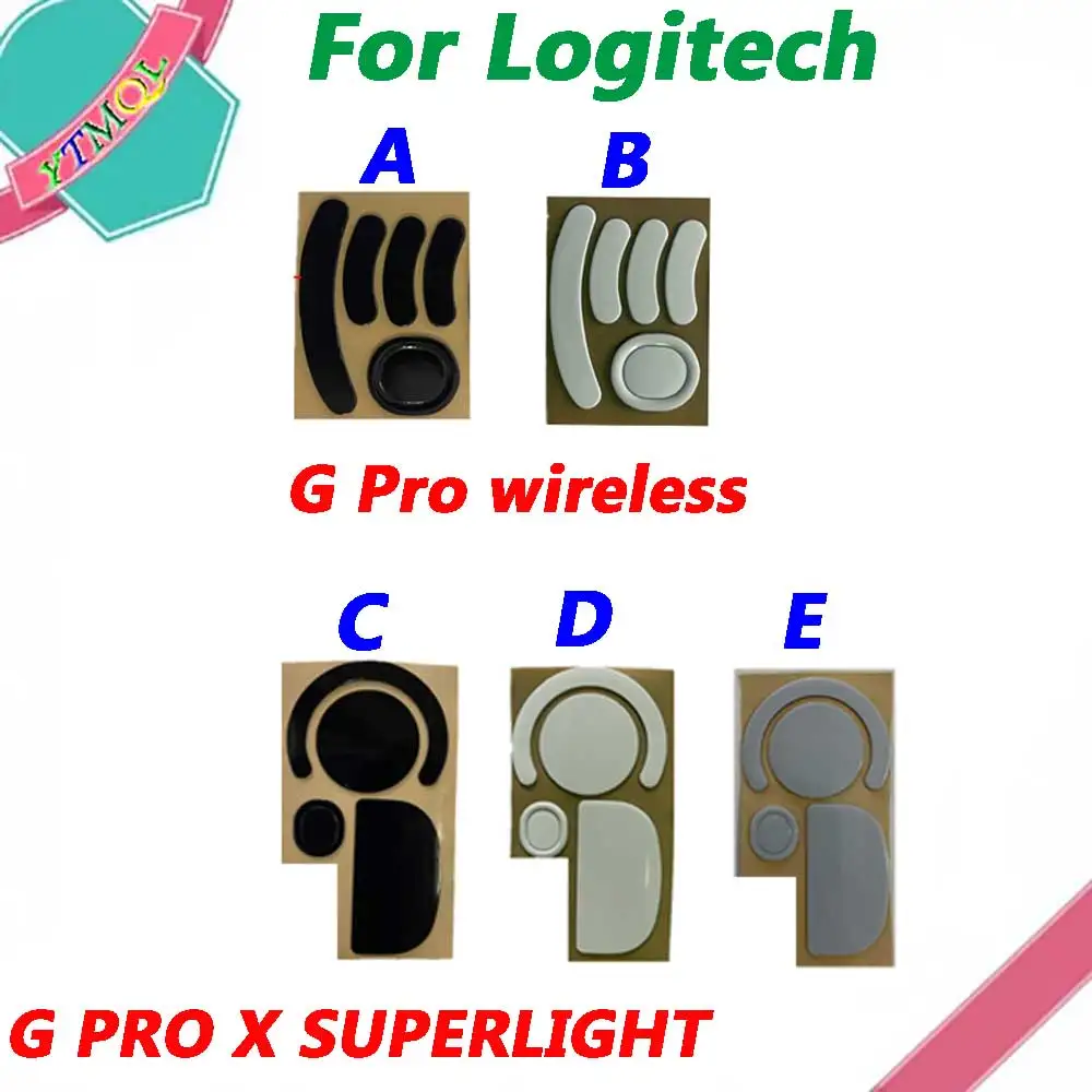 

3set Mouse Feet Skates Pads For Logitech G-Pro wireless X Superlight Wired wireless Mouse Anti skid sticker Connector