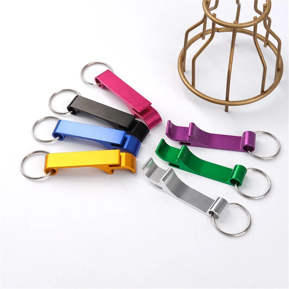 Portable Bottle Opener Mini Metal Beer Drink Opener Keychain For Guests Restaurant Promotion Giveaway Wedding Party Favor Gifts