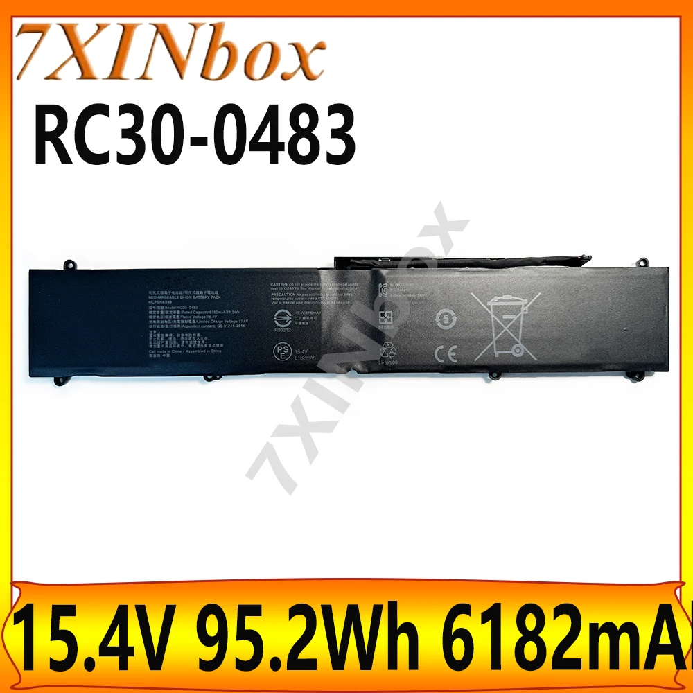 7XINbox RC30-0483 15.4V 95.2Wh 6182mAh Laptop Battery For Razer Blade 16 2024 Blade 16 Early 2023 RZ09-0483T RZ09-0510