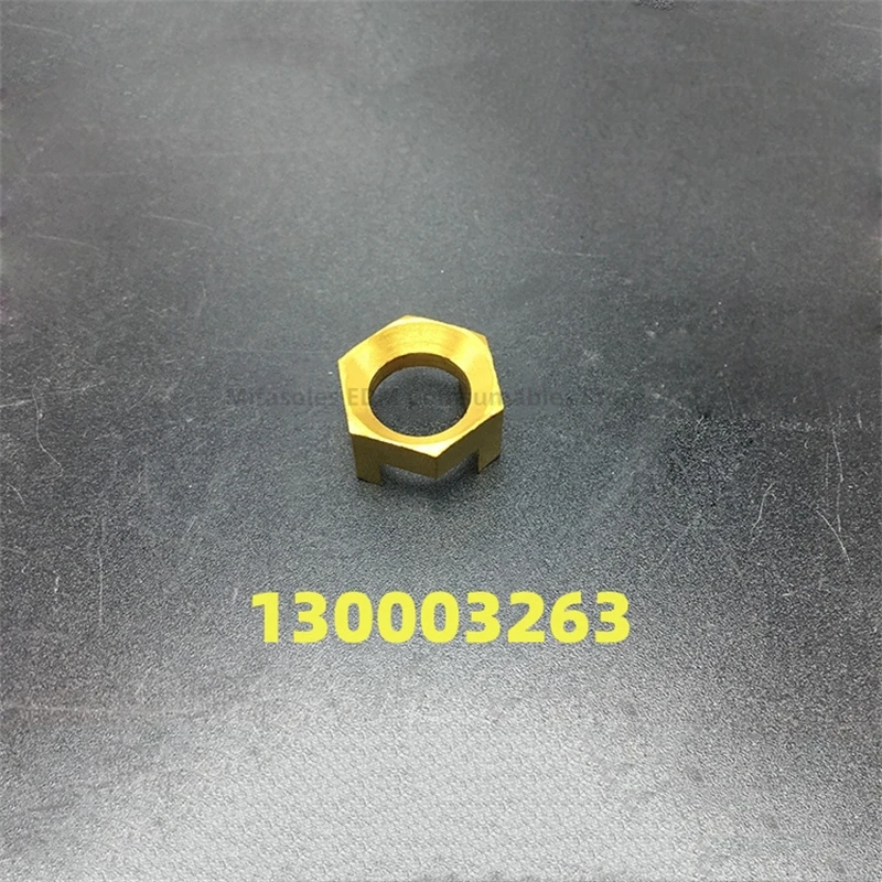 EDM Parts 130003263 Brass Sleeved Hexagonal Wafer For Charmilles ROBOFIL Series EDM Wire Cut Machine