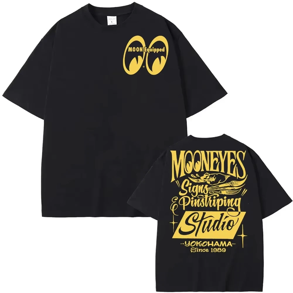 Herren Mooneyes Moon Equipped Speed T-Shirts Grafik Streetwear S-3X LAmazing Tees Herren T-Shirt Lässiges Oversize Damen T-Shirt – Detail 5