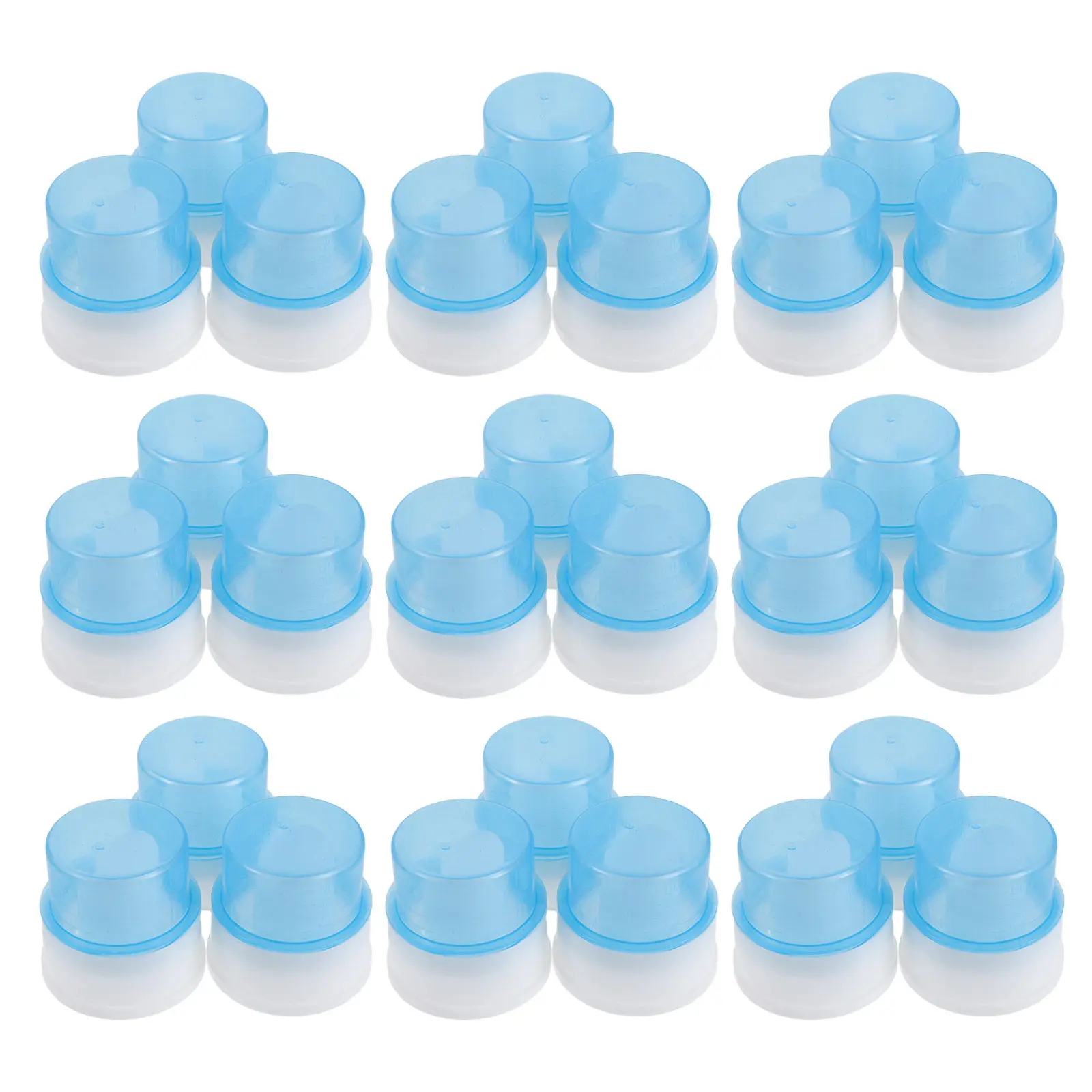 40Pcs Laundry Liquid Bottle Screw Caps Threaded Groove Lid Replacement Leakproof Pour Control Detergent Dispenser Accessories