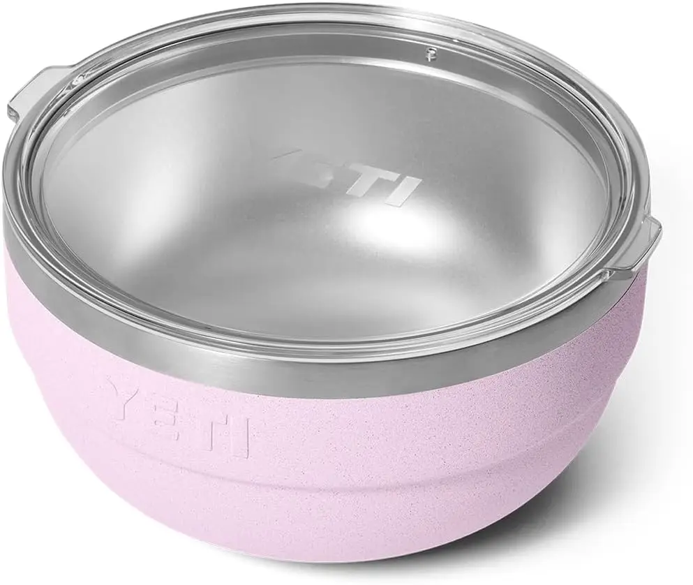 

Вакуумная термос-миска из нержавеющей стали с крышкой, штабелируемая и складная, 2 кварта, дизайн «Цветущая вишня», для использования на улице