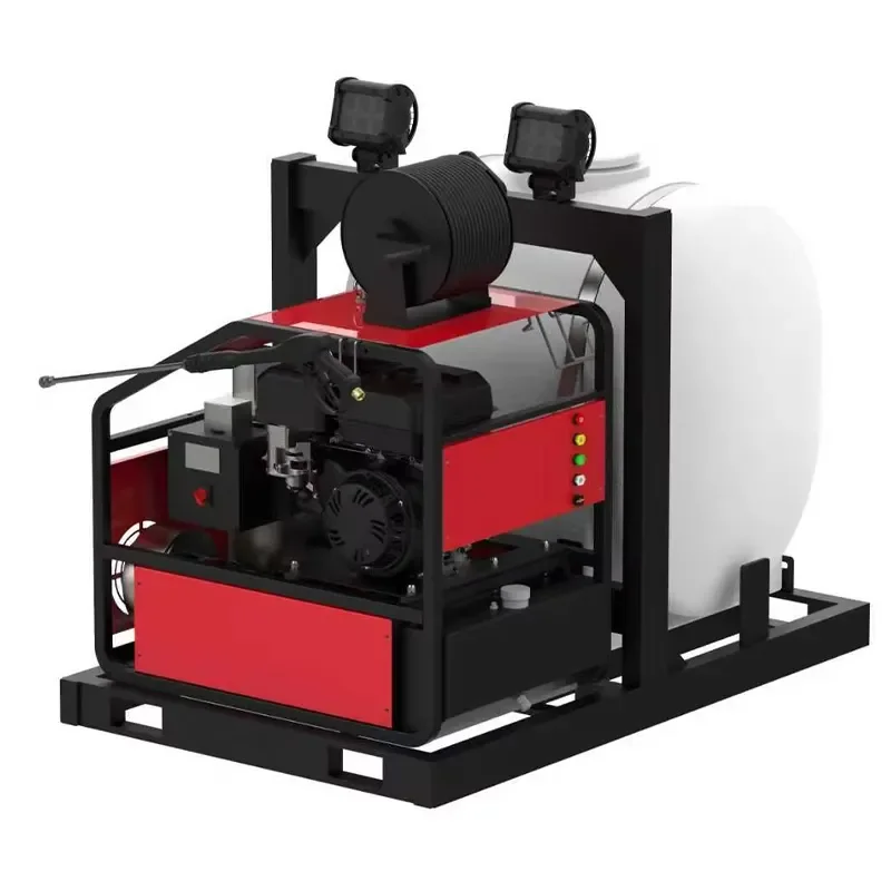 650L/1000L Heavy Triplex Pump Industrial Hot Water Pressure Washer 3500-4000 psi