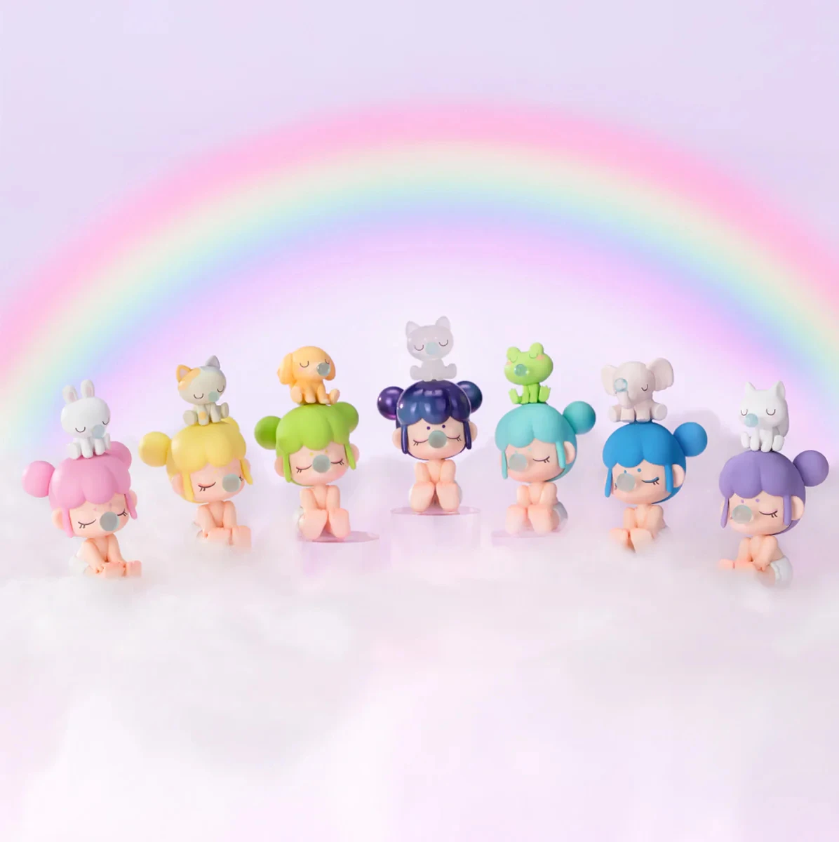 

ROBOTIME Rolife BabyNanci Seatmates слепая коробка кукла-сюрприз со скрытым шансом Коллекционная крошечная игрушка Рождественский подарок для девочек