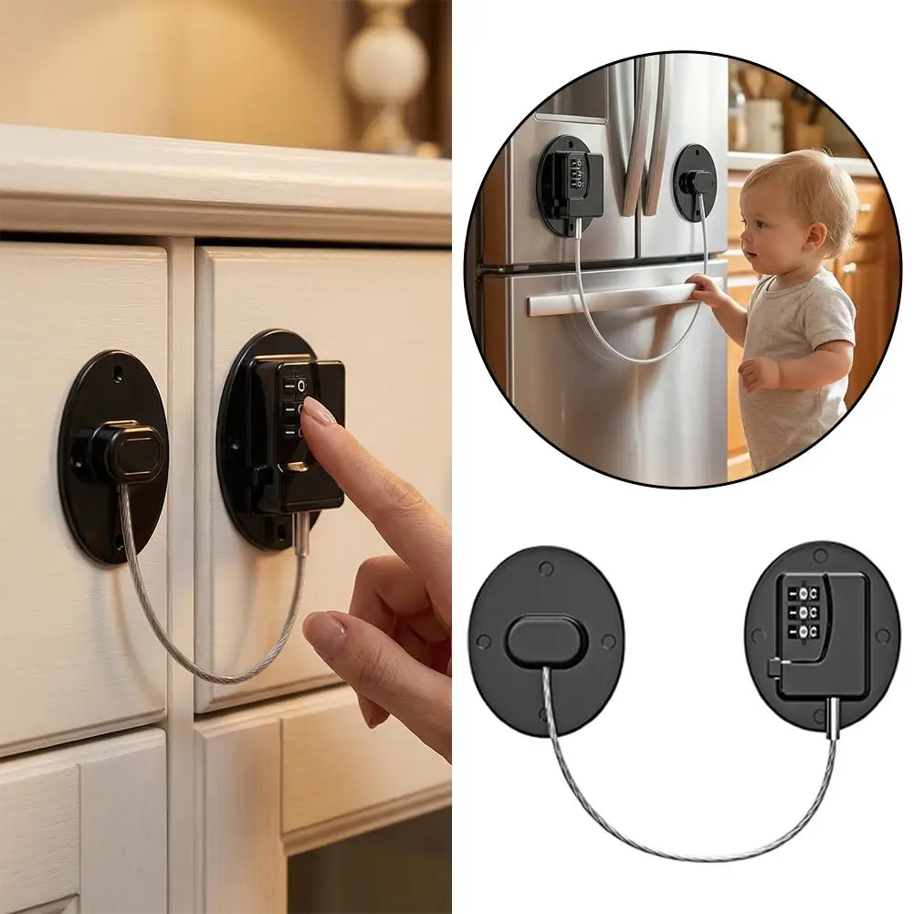 Refrigerator Fridge Freezer Door Lock With Password Proof Refrigerator Door Lock For Kitchen Refrigerator Cabinets And Drawers