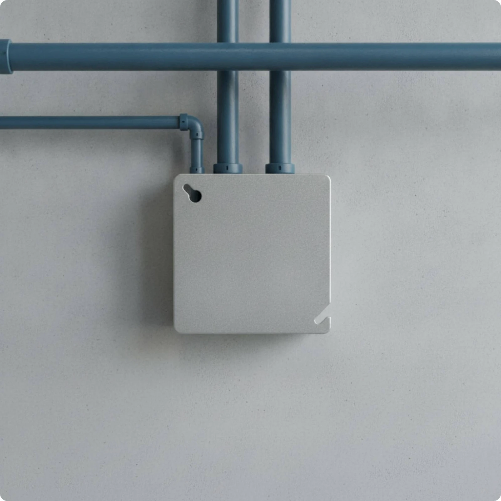4-Inch Square Electrical Box Cover Corrosion-Resistant Flat Blank Electrical Box Cover Solid Universal for Electricians