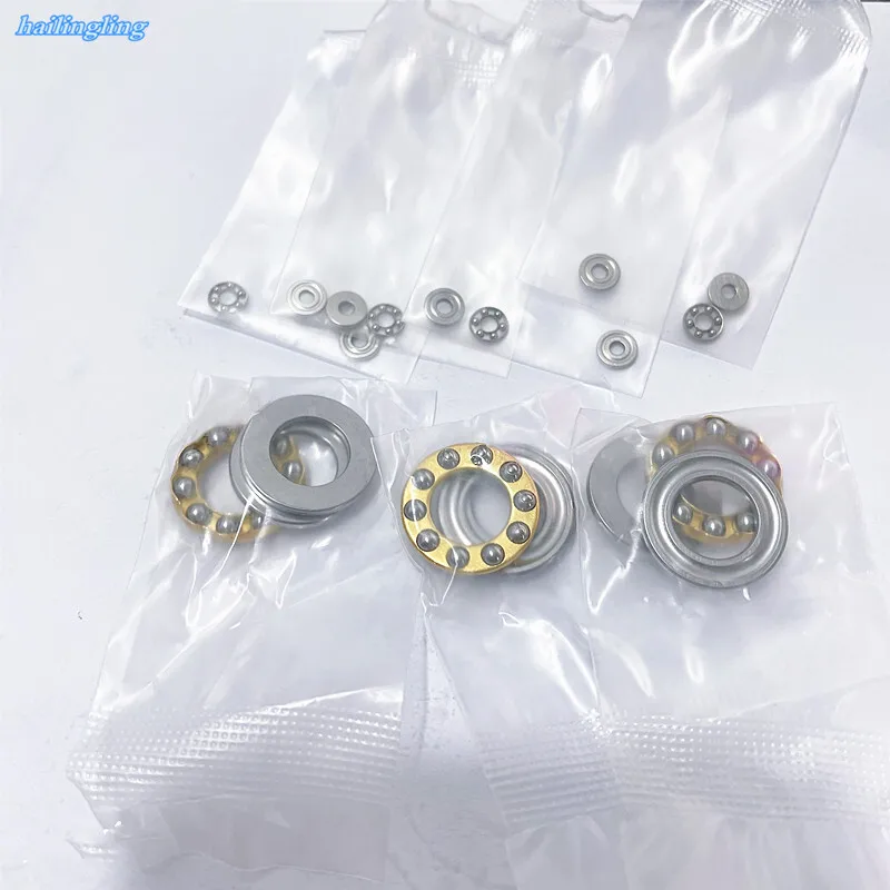 5Pcs Axial Ball Thrust Bearing F2-6M F2.5-6M F3-6M F3-7M F3-8M F4-9M F5-10M F5-11M F5-12M F6-12M F6-14M F7-13M F7-15M F8-16M