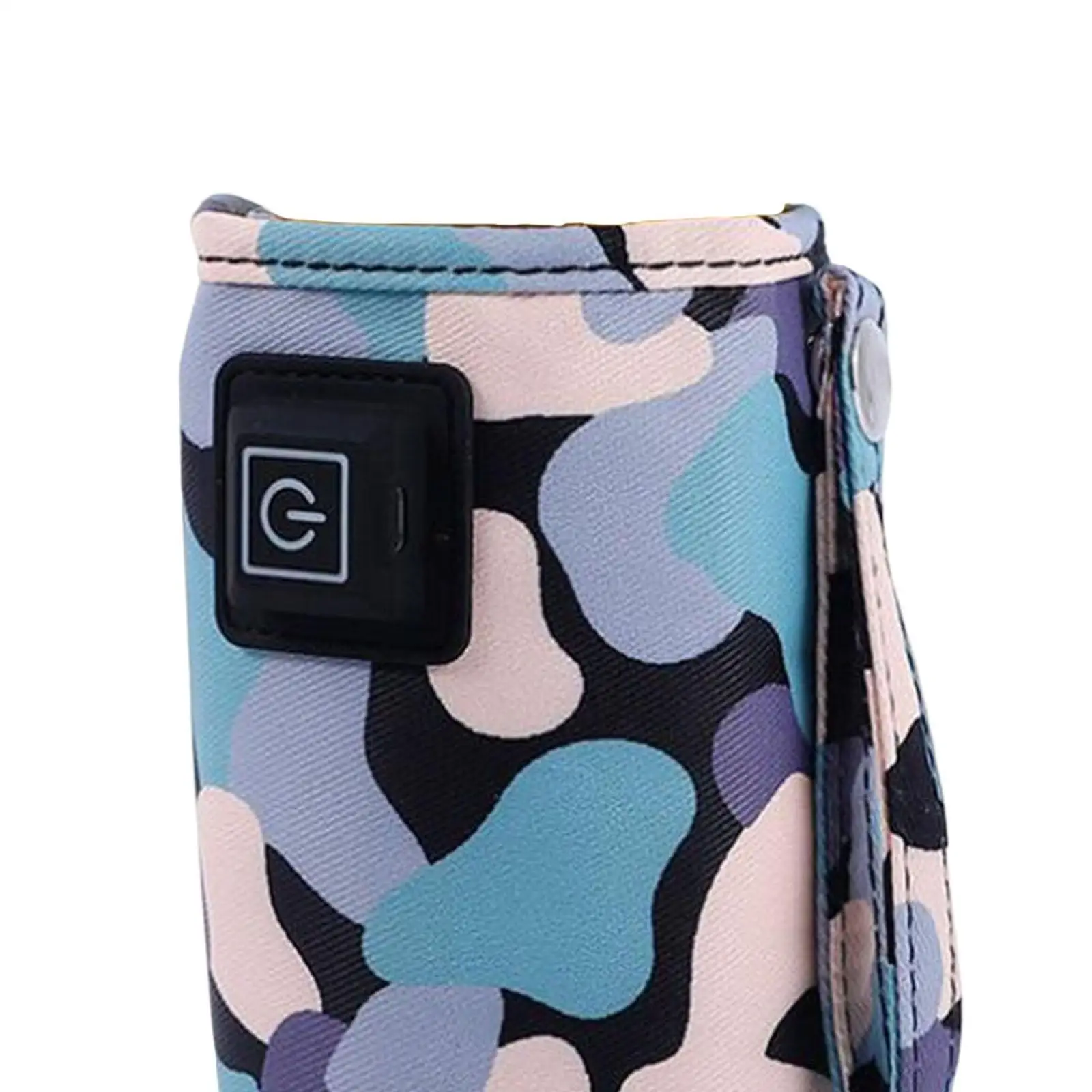 Calentador de biberones USB recargable, bolsa térmica plegable con termostato para mantener el biberón de leche de bebé caliente, ideal para pícnic y viajes en coche.