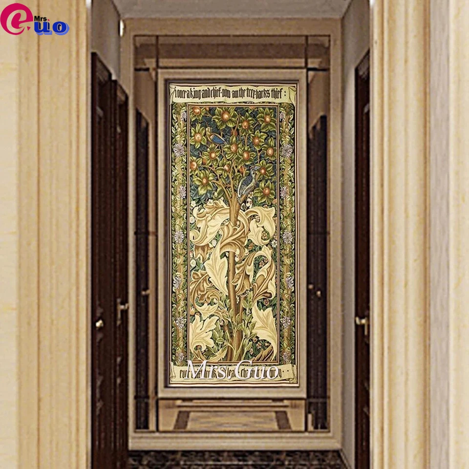 5D Diamond Painting Mosaic DIY Wealth Tree Full Square Round Drill Rhinestone Painting Embroidery Home Wall Art Handcrafts