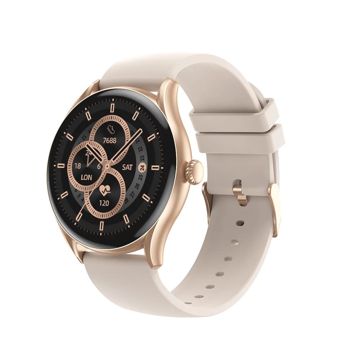 Montre Connectée AW19 pour le dehors et la Santé, avec une Autonomie de Batterie Très Longue, Dernière Version