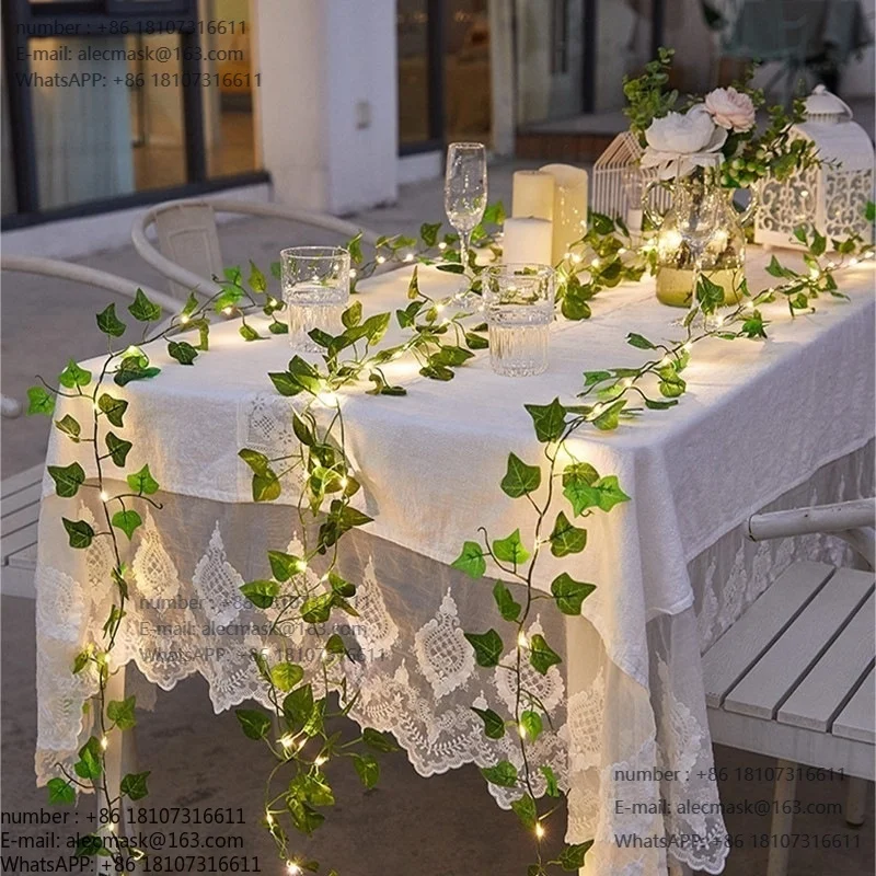 

Christmas Outdoor Decorative Lights Garden Outdoor Wedding Party Holiday Graduation Party Simulated Vine Solar Light Decoration