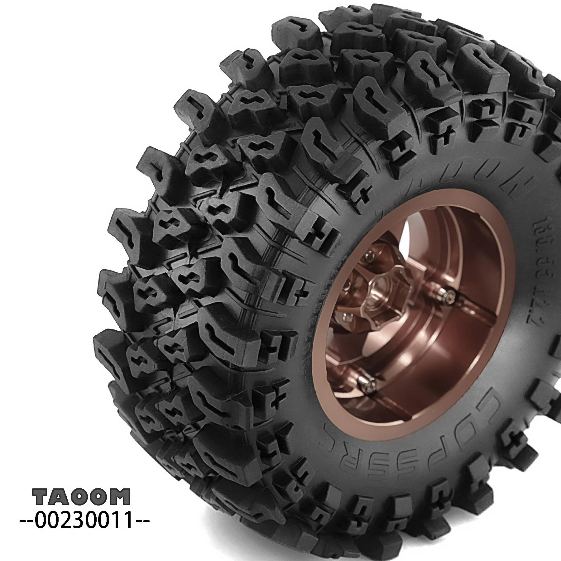 RC 2.2 عجلات وإطارات Beadlock من الألومنيوم OD 5.36 بوصة لـ RC Mud Crawler Trail Gen8 Everest 10 محوري كابرا الشبح 4 قطعة #5