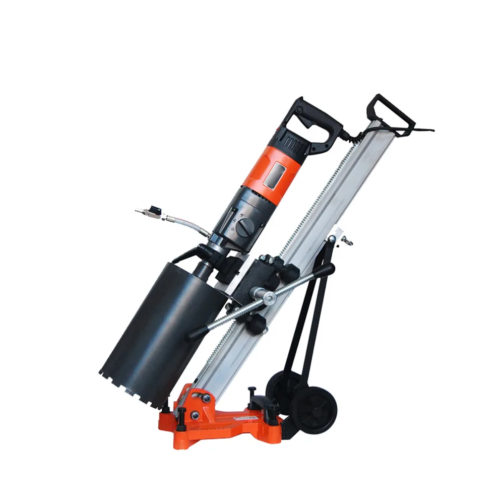 220V / 110V Speed-adjustable Diamond Drilling Machine With Angle, Hand-held Air Conditioner Water Drilling Machine