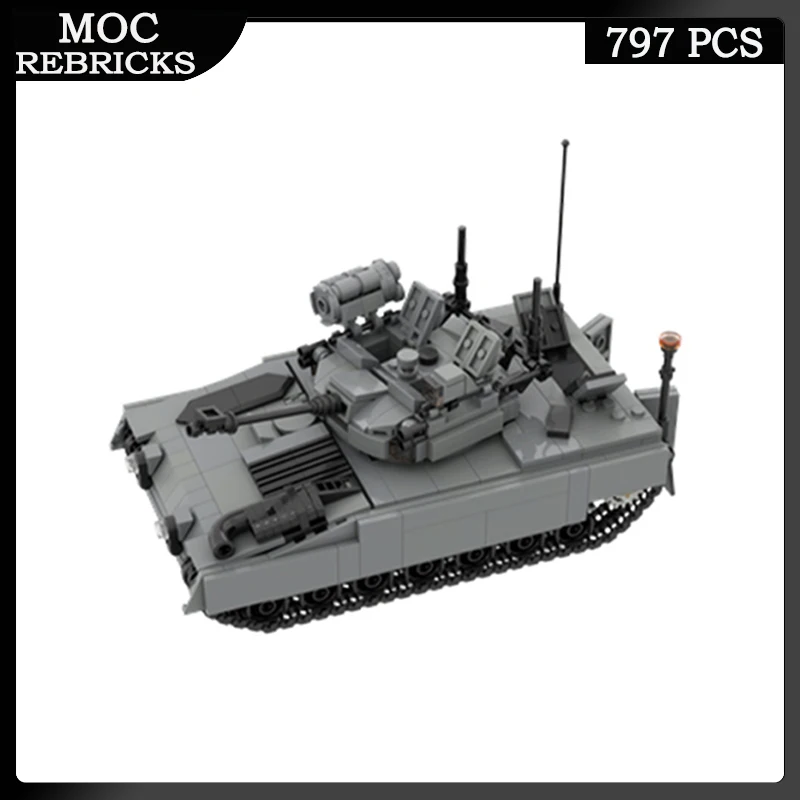 MOC Creative Bricks Military Series KC26C Matador Warrior IFV Anti Terrorist Armed Forces Tank Puzzle Building Block Kid's Toys