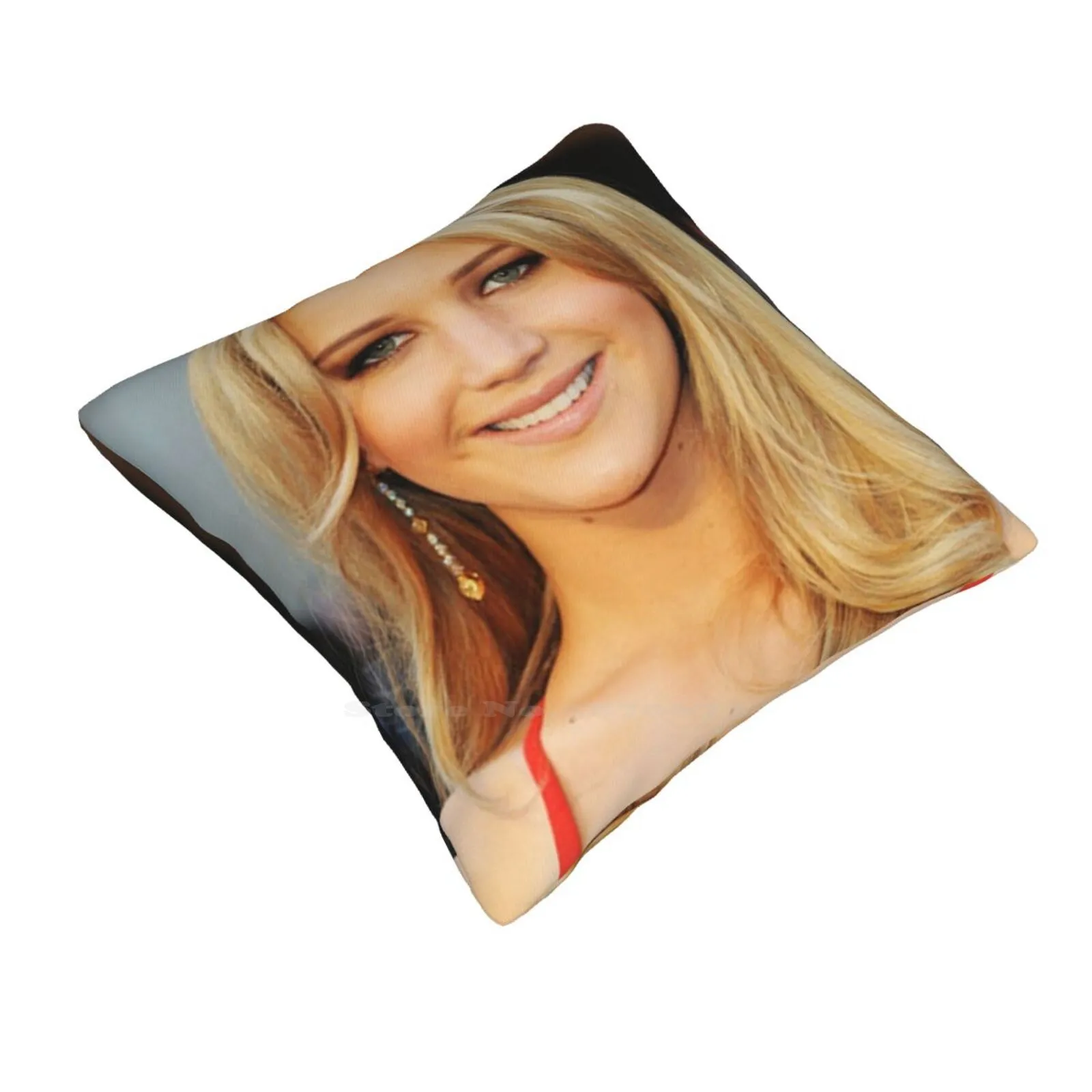 Jennifer Lawrence's Long Layers Home Sofa Car Waist Throw Pillowcase Best Seller Best Selling Trending 80s Trending 90s