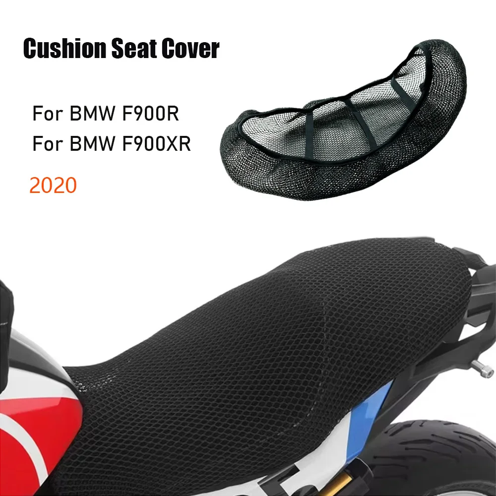 For BMW F900XR F900R 900XR 900R 900 XR Motorcycle Anti-Slip 3D Mesh Fabric Seat Cover Breathable Waterproof Cushion