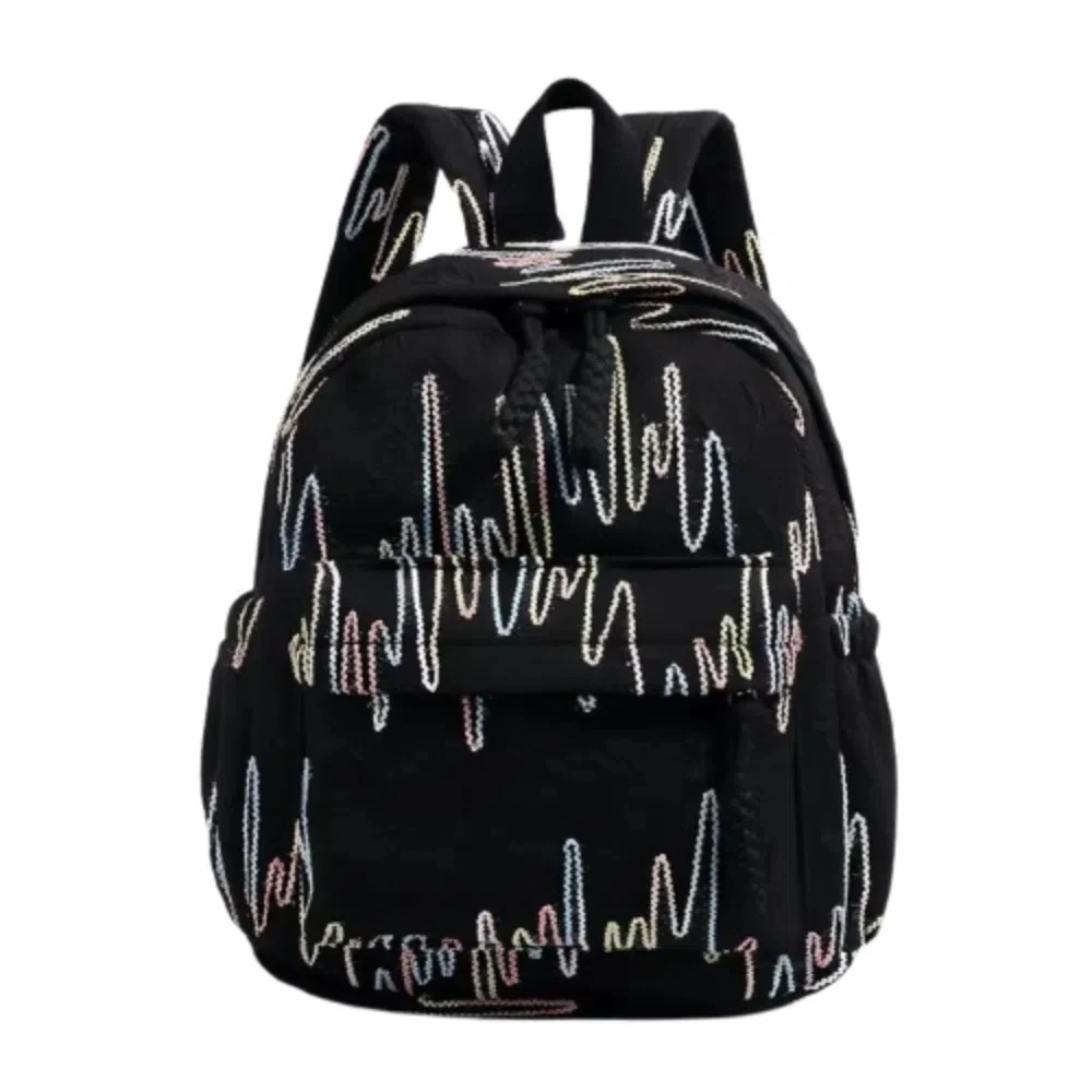 

Large Capacity Travel Backpack Fashion Adjustable Shoulder Straps Casual Daypack Zipper Cute Girls Rucksack for Teen